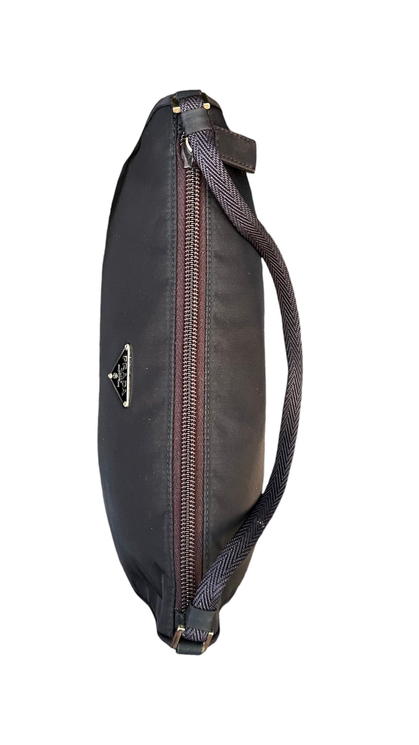 Prada Nylon Tessuto Accessory Pouch Dark Purple