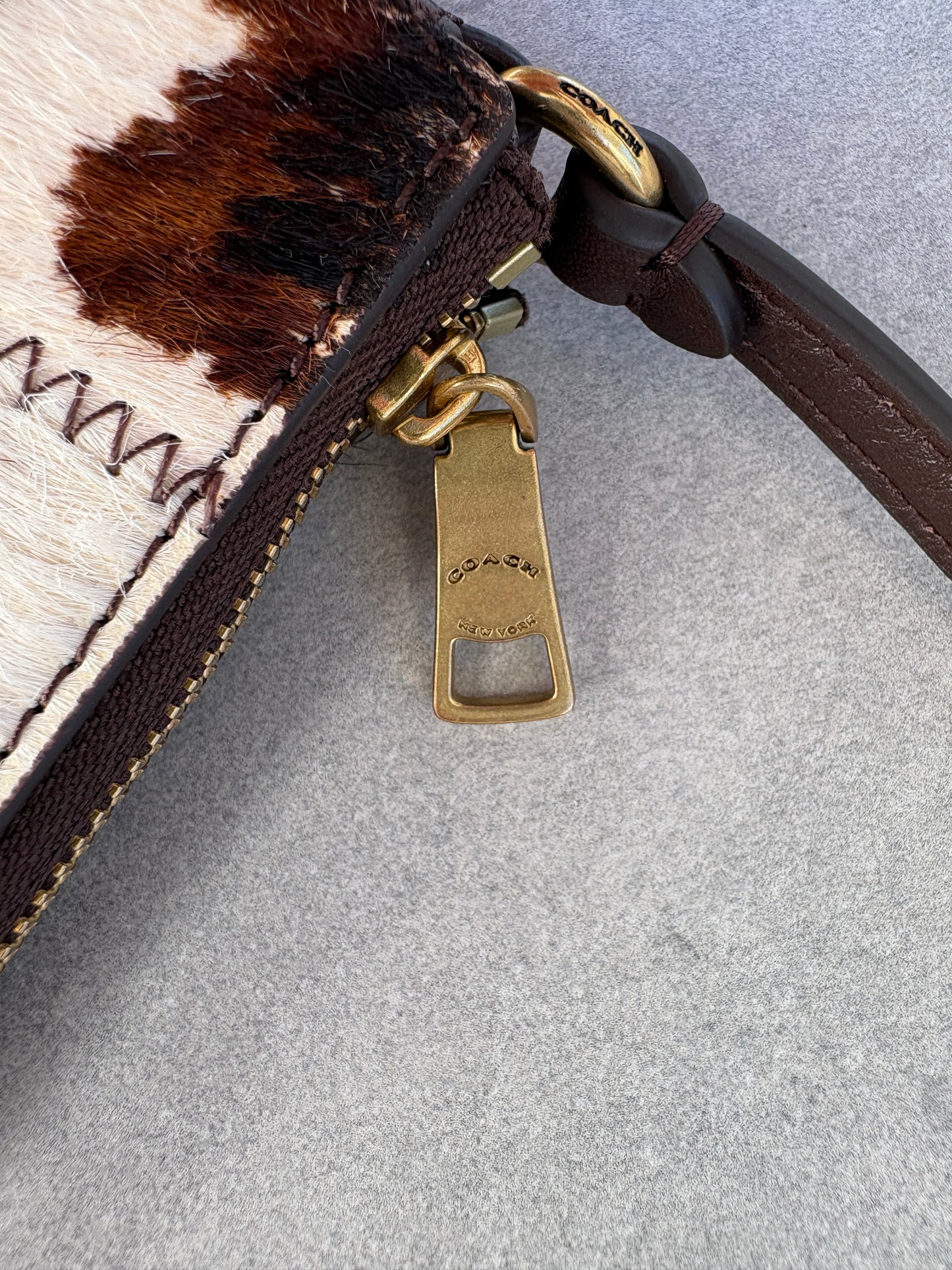 Coachtopia Cowprint Shoulder Bag