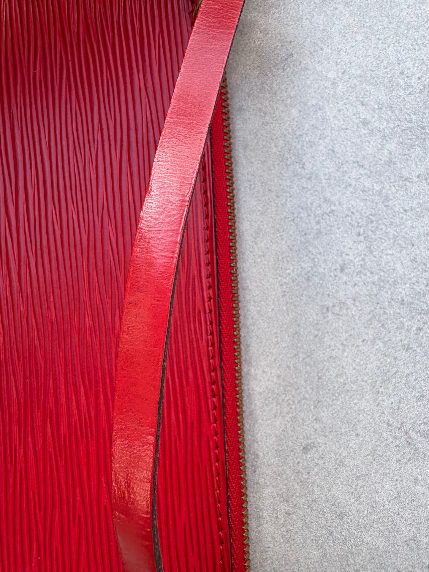 Louis Vuitton Red Epi Leather Pochette Accessoires