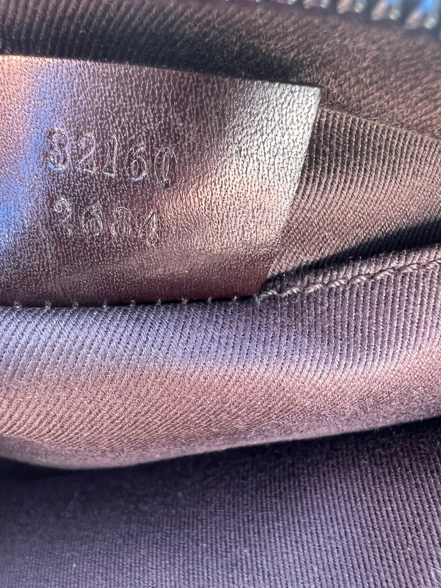 Gucci Brown GG Canvas and Leather Pochette