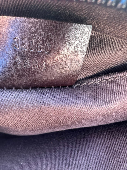 Gucci Brown GG Canvas and Leather Pochette