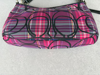 Coach Poppy Tartan Shoulder Bag