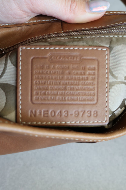 Coach Soho Brown Hobo Leather Shoulder Bag