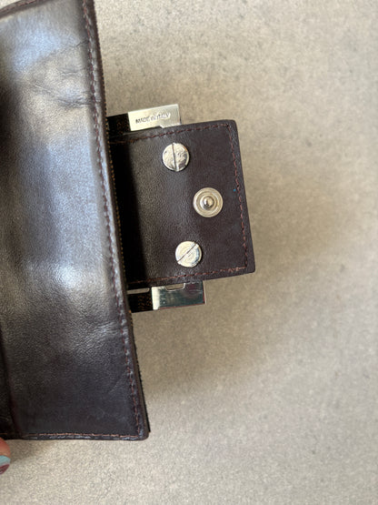 Fendi Zucca Canvas and Leather Wallet