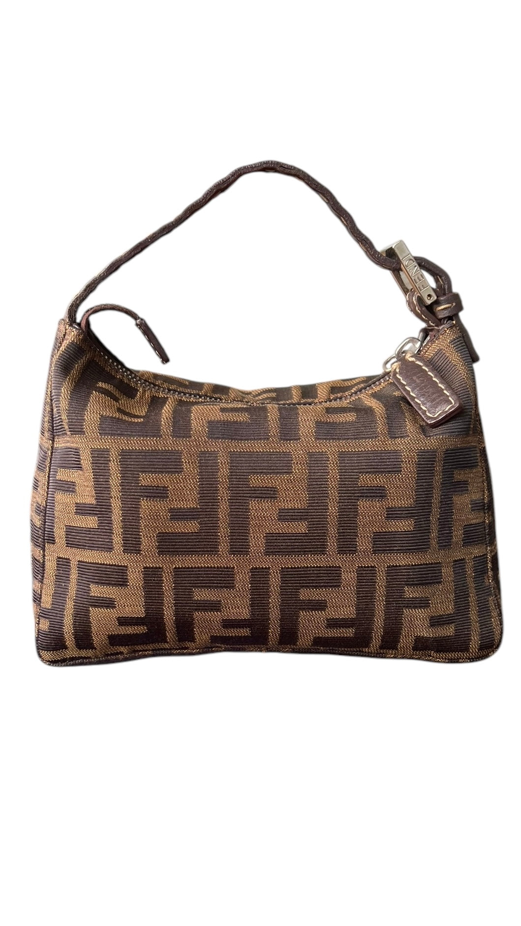 Fendi Zucca Mini Baguette Bag