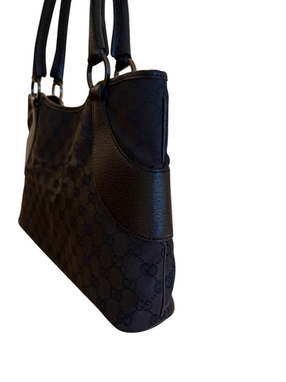 Gucci GG Canvas & Leather Tote Bag