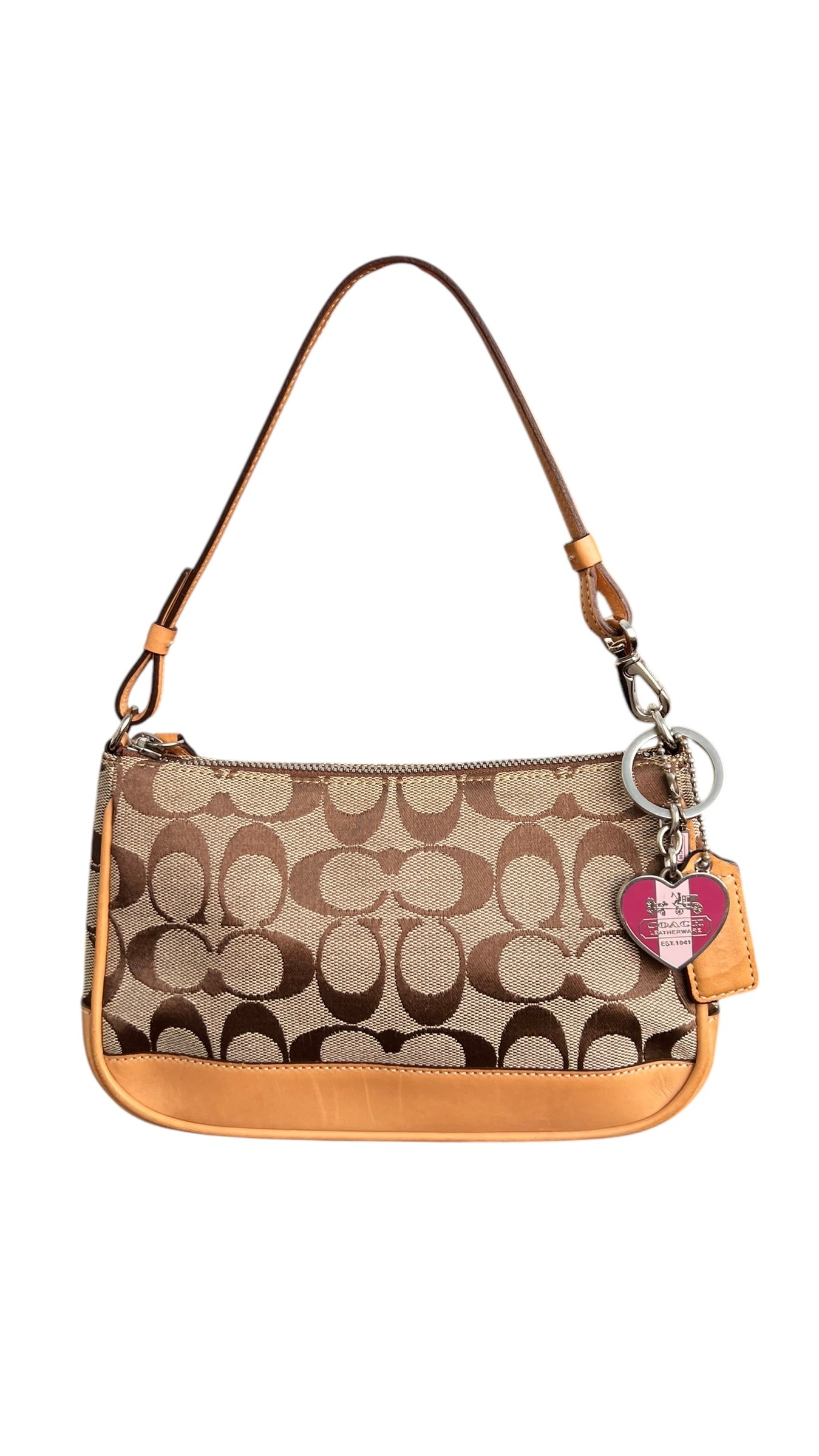 Coach Signature Demi Tan Coach Heart