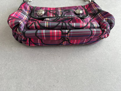 Coach Poppy Tartan Shoulder Bag