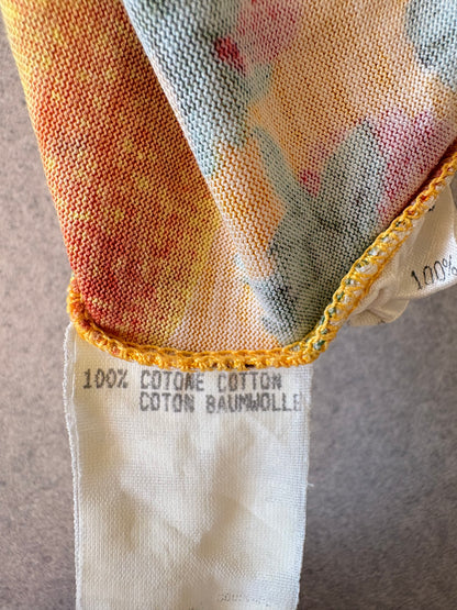 Gucci 1996 by Tom Ford Fruit Print Botanic Green Cotton T-Shirt