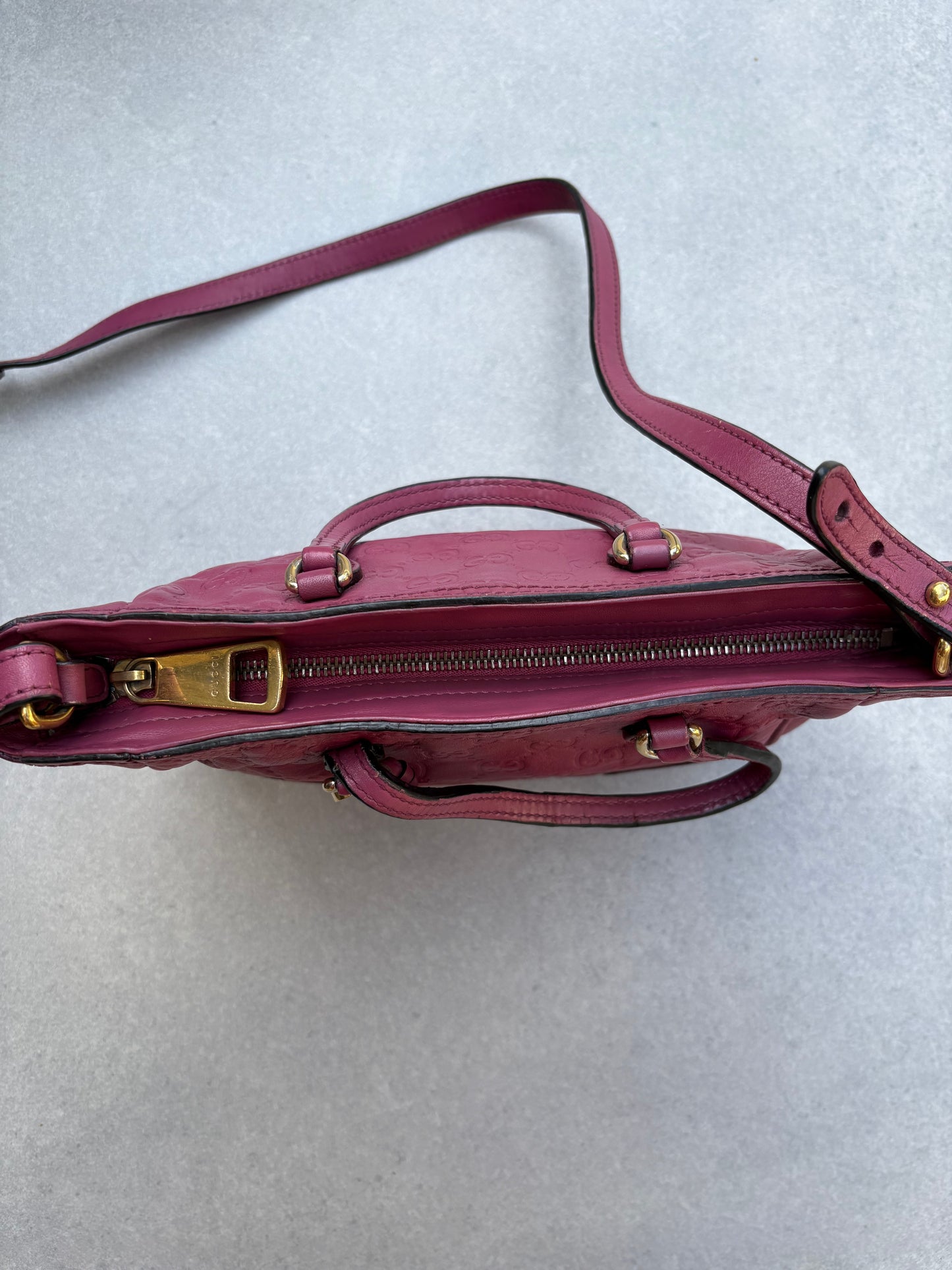 Gucci Small Guccissima Bree Satchel