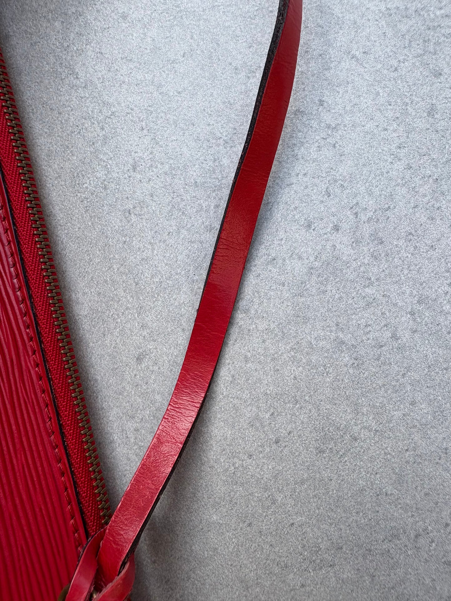 Louis Vuitton Red Epi Leather Pochette Accessoires