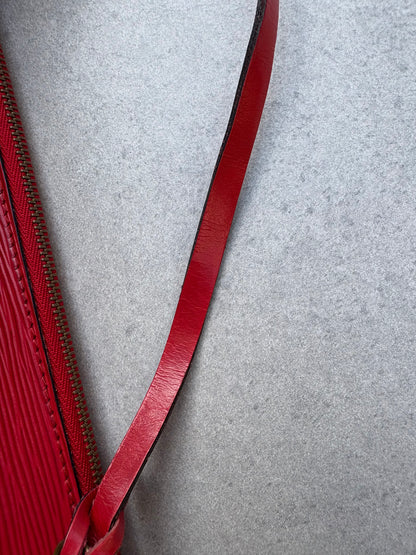 Louis Vuitton Red Epi Leather Pochette Accessoires