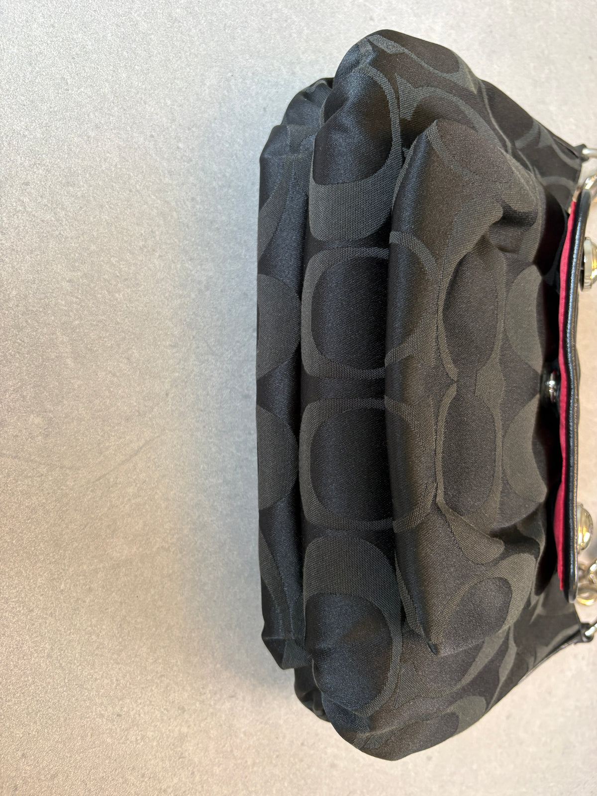 Coach Poppy Black Shoulder Bag