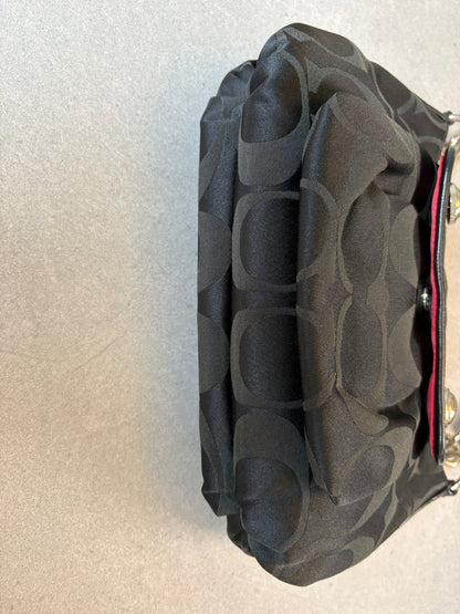 Coach Poppy Black Shoulder Bag