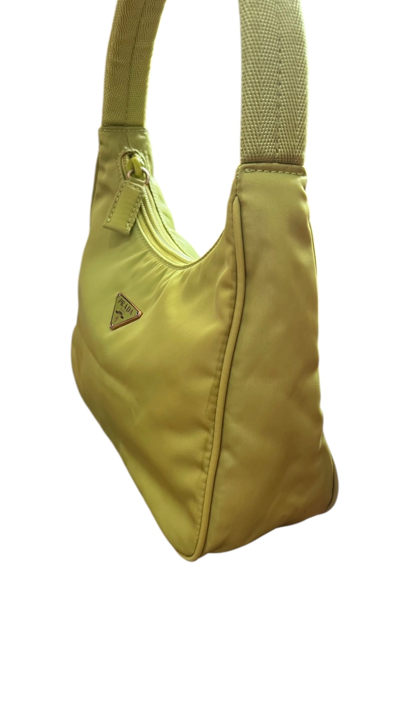 Prada Yellow Re-edition 2000 Nylon bag
