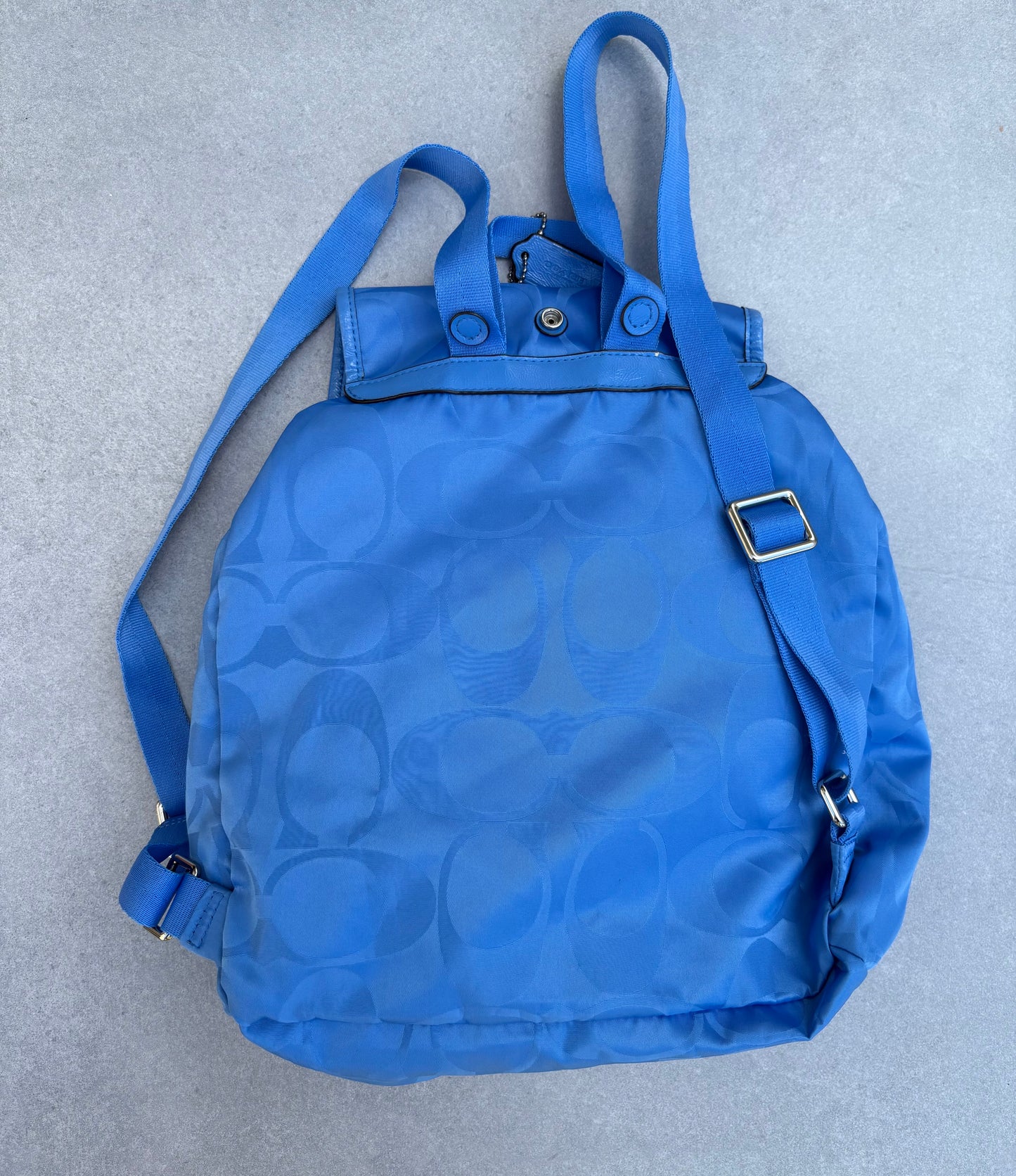 Coach Blue Backpack