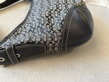 Coach Soho Shoulder Bag Black Monogram