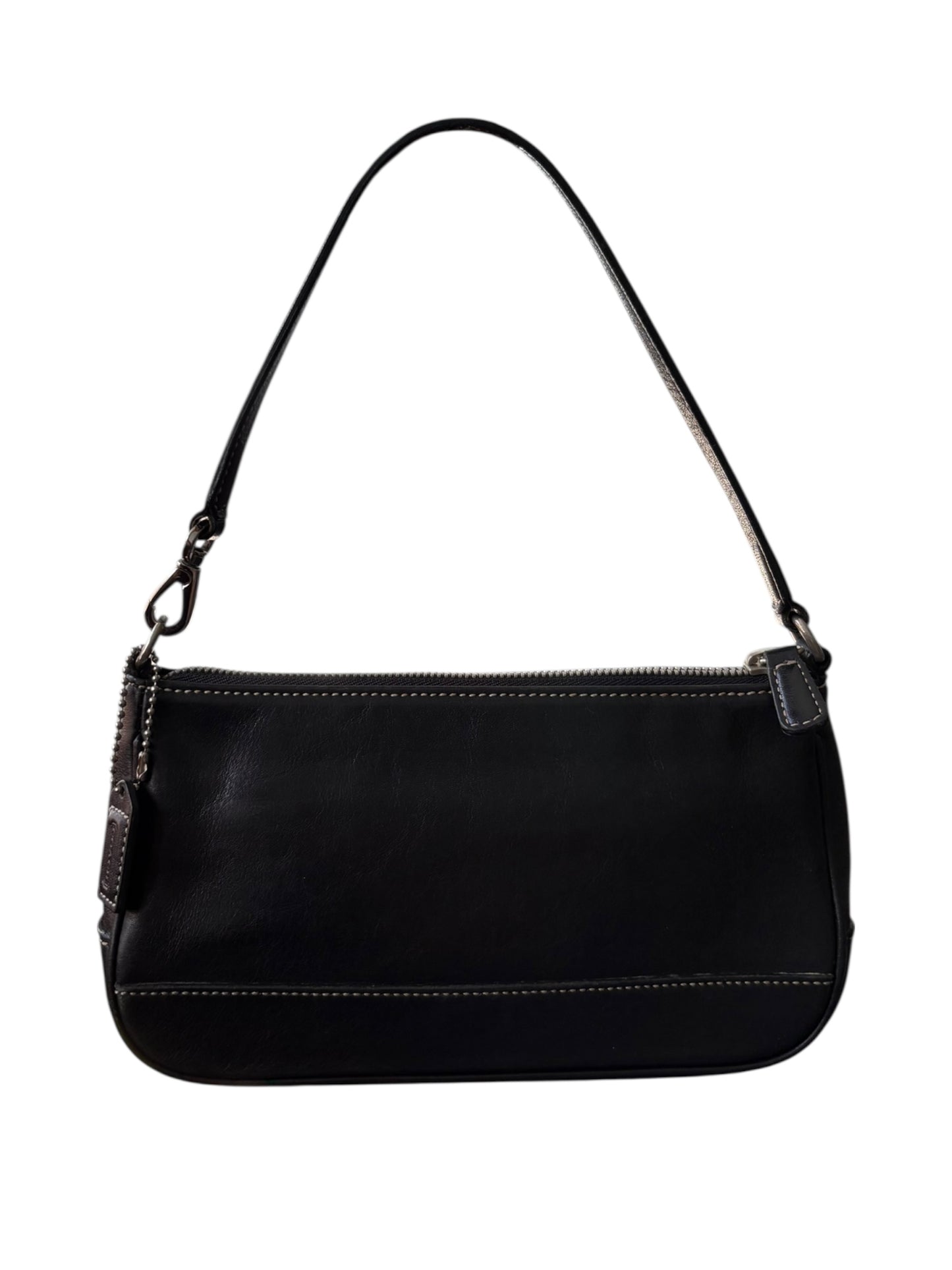 Coach Black Leather Demi Shoulder Bag