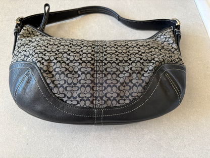Coach Soho Shoulder Bag Black Monogram