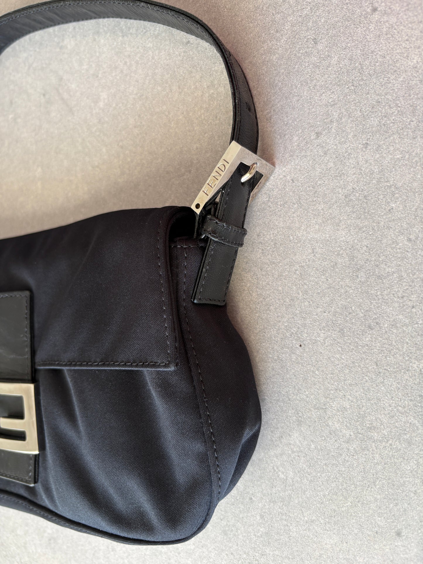 Fendi Baguette Shoulder Bag Black