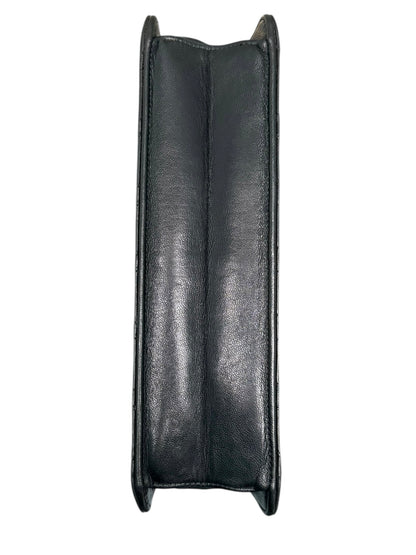 Chanel Classic Vintage Flap Black Lambskin Leather Shoulder Bag