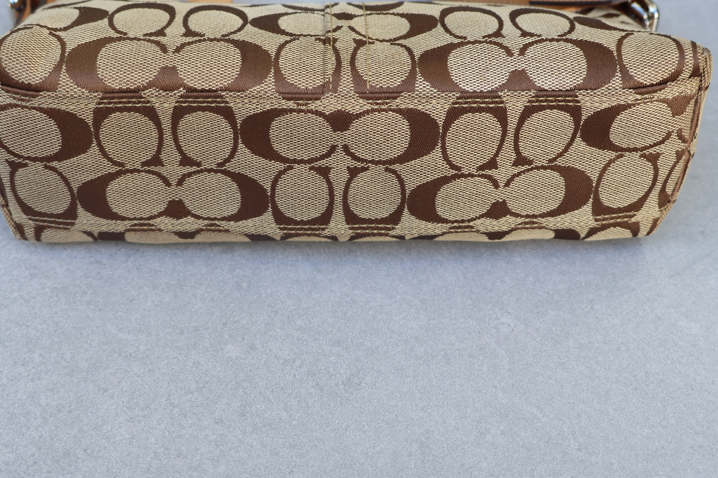 Coach Signature Brown Shoulder Bag