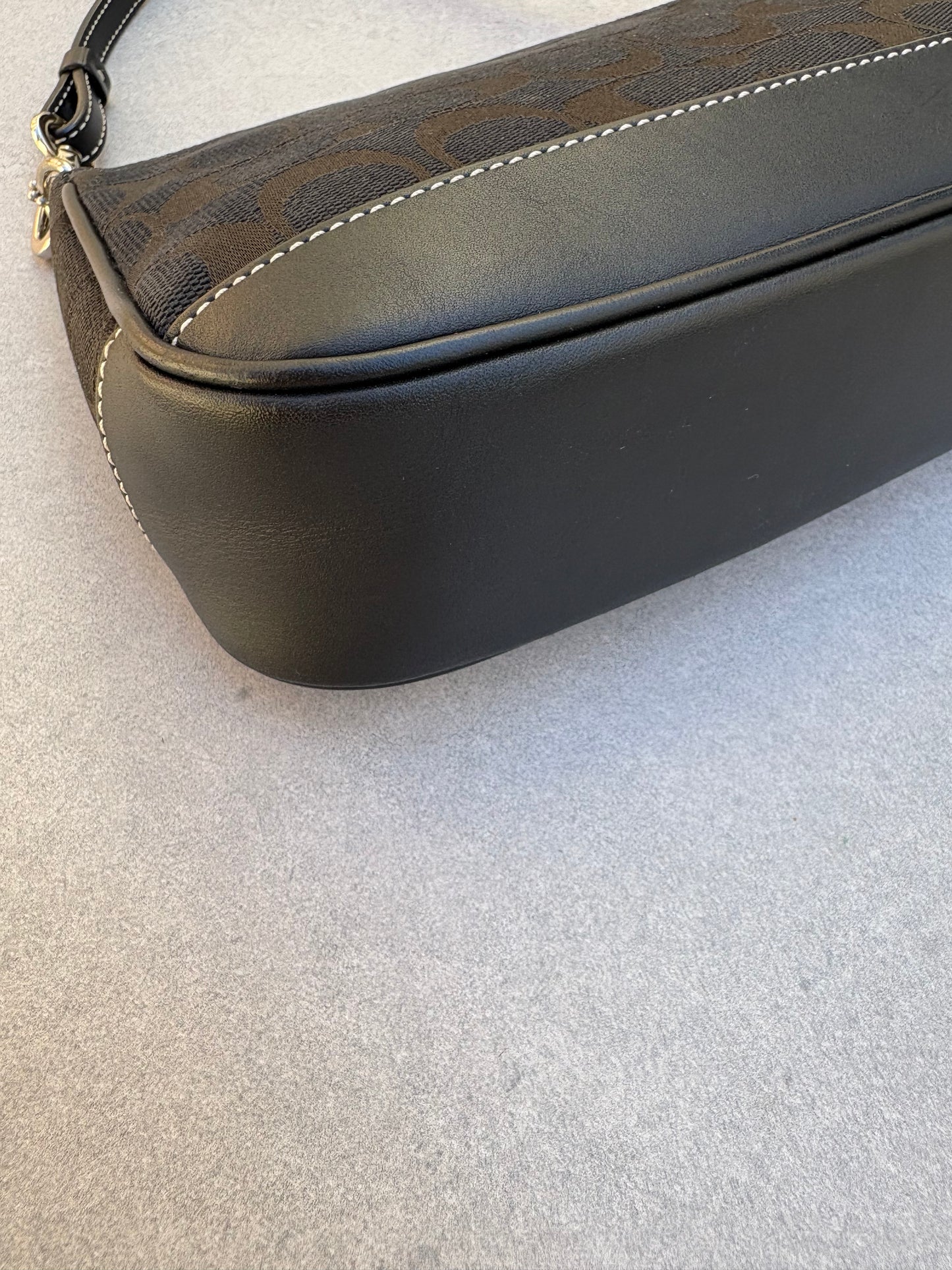 Coach Demi Black Monogram