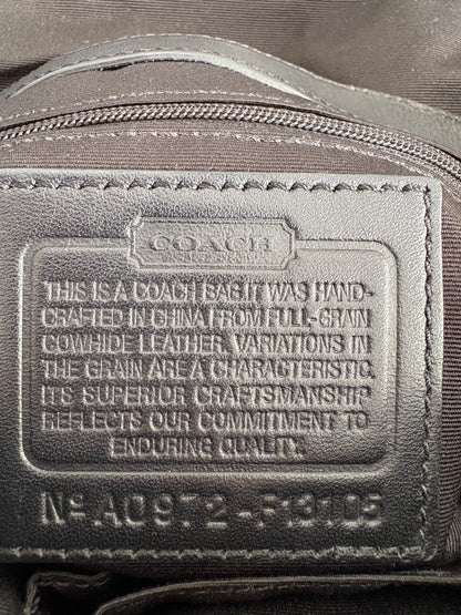 Coach Soho Black Leather Shoulder Bag