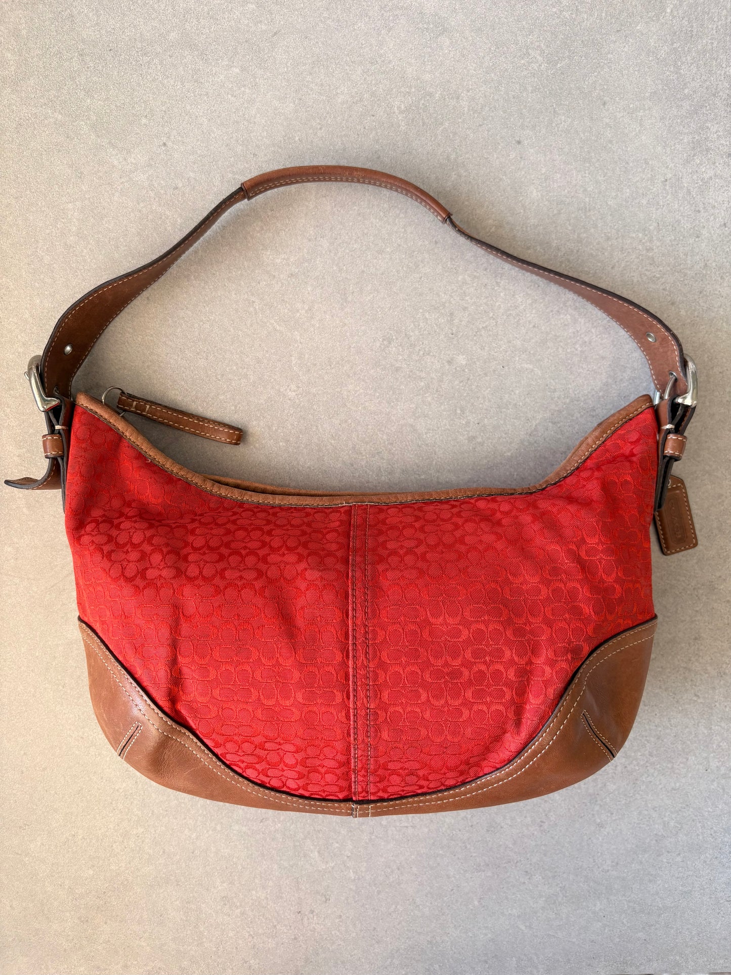 Coach Soho Monogram Bag Red