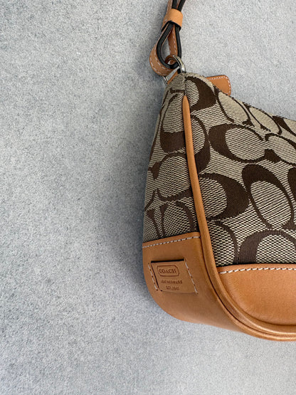 Coach Signature Demi Tan Shoulder Bag