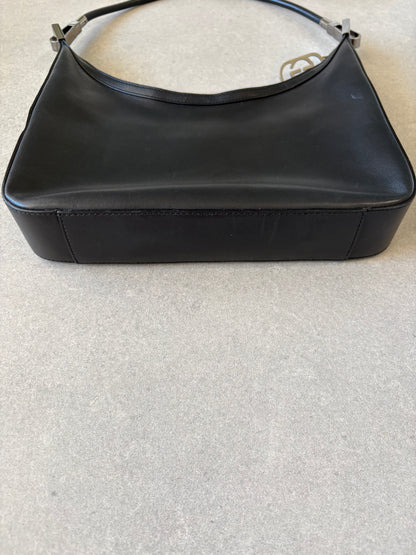 Gucci Black Leather Shoulder Bag