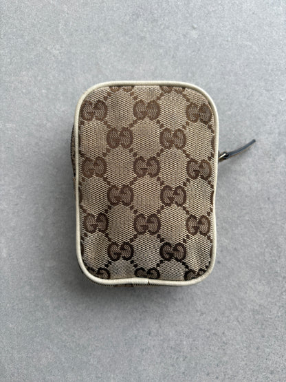 Gucci Biege and White Pouch
