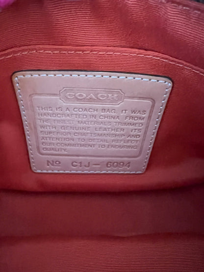 Coach Signature Demi Tan with Coach Charm
