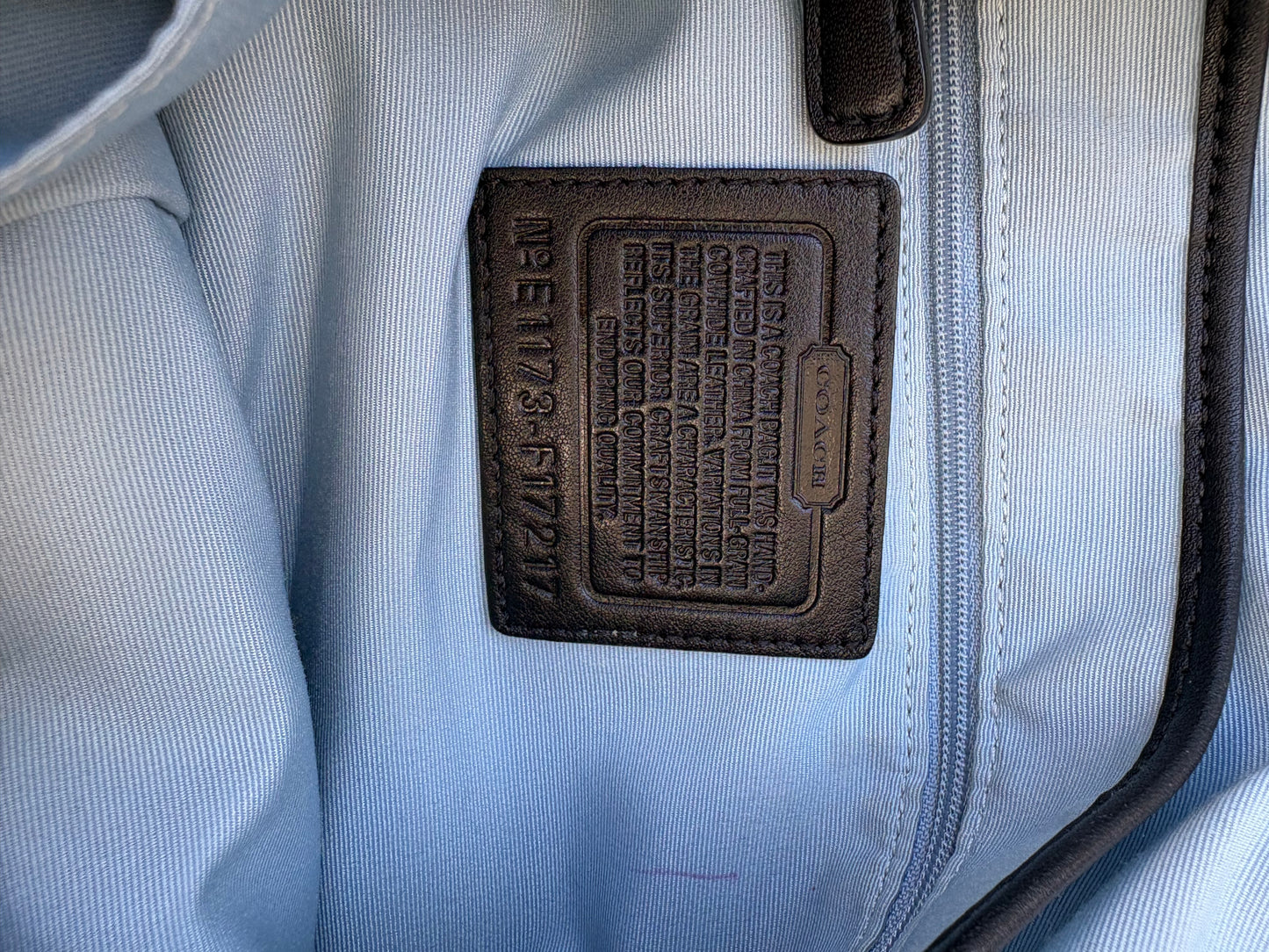 Coach Soho Black Leather Shoulder Bag