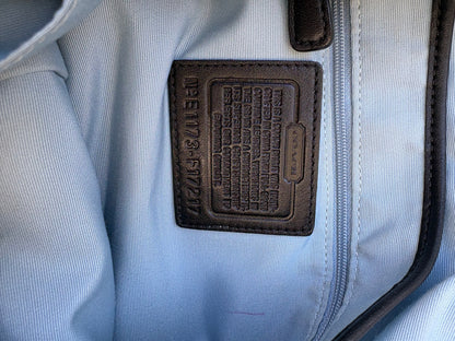 Coach Soho Black Leather Shoulder Bag