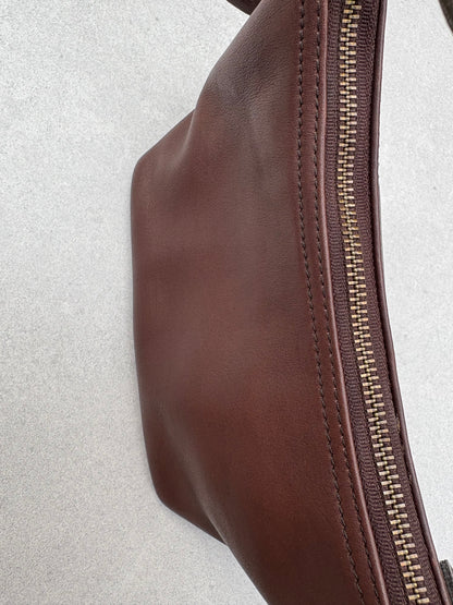 Coach Maroon Leather Bag