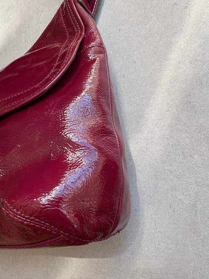 Coach Soho Plum Patent Leather Shoulder Bag