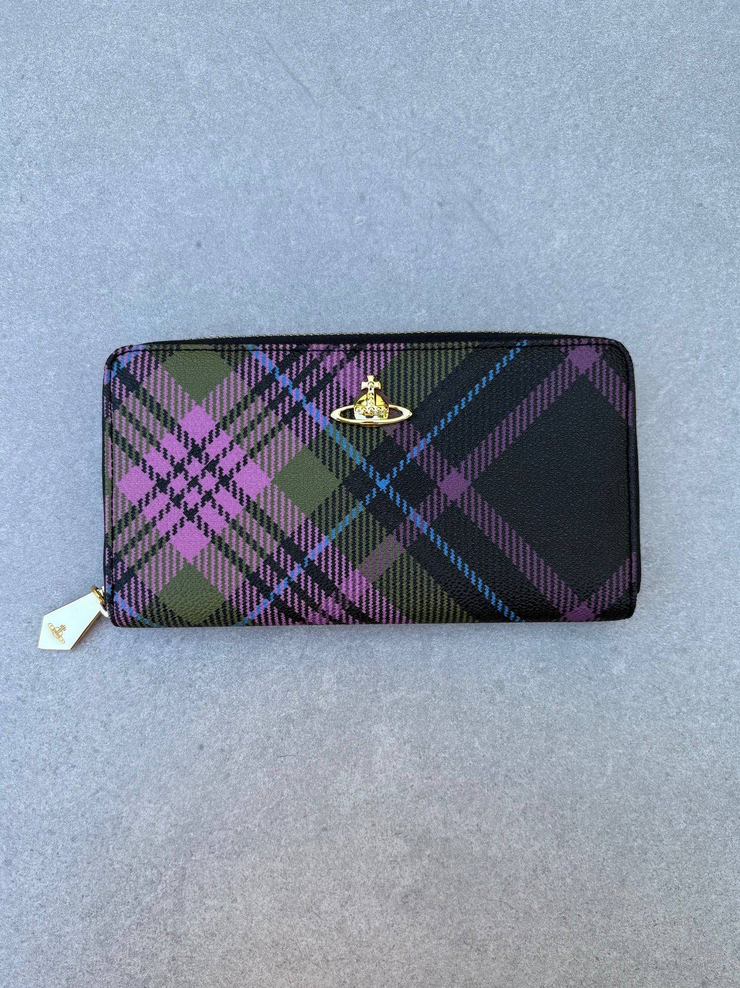 Vivienne Westwood Tartan Long Wallet