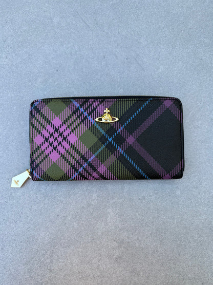 Vivienne Westwood Tartan Long Wallet