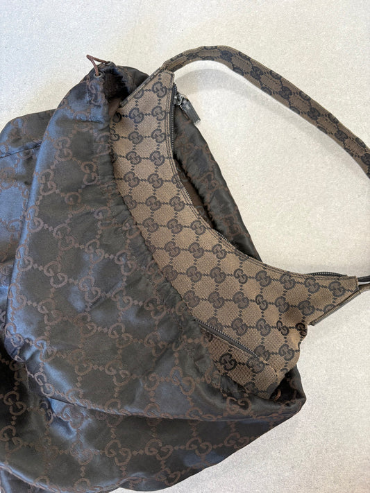 Gucci Canvas Shoulder Bag