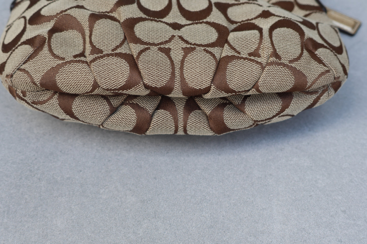 Coach Signature Tan Shoulder Bag