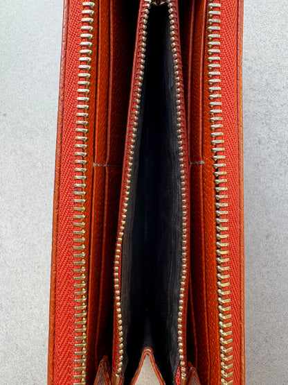 Gucci Biege and Orange Wallet