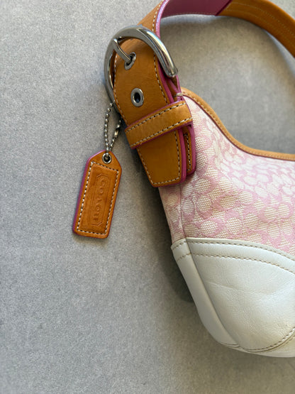 Coach Soho Shoulder Bag Pink Monogram