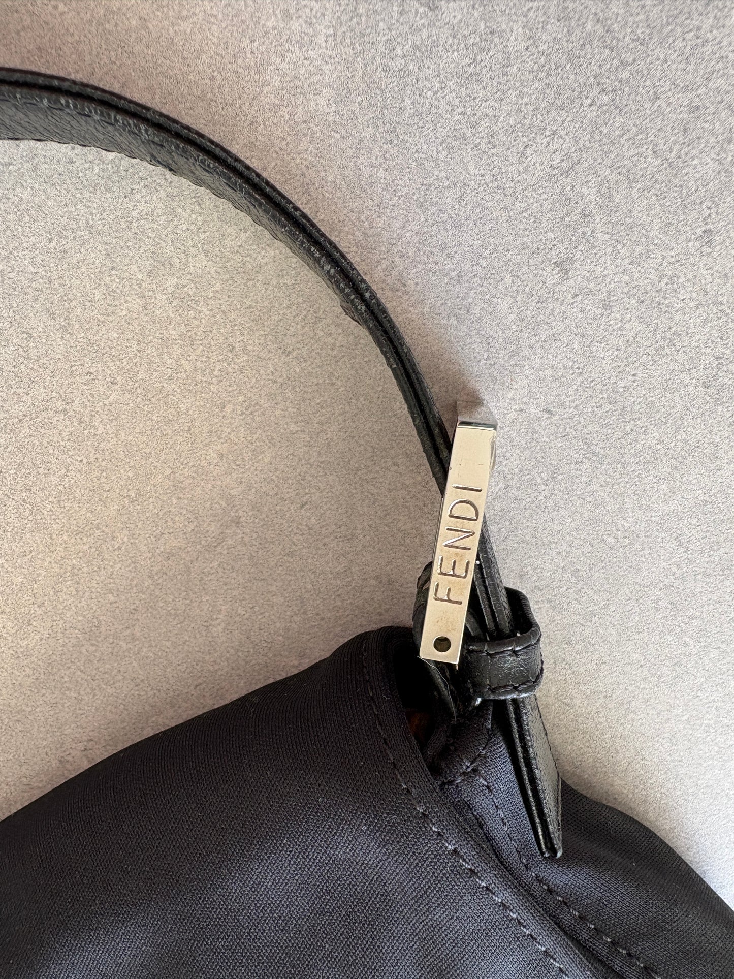 Fendi Baguette Shoulder Bag Black
