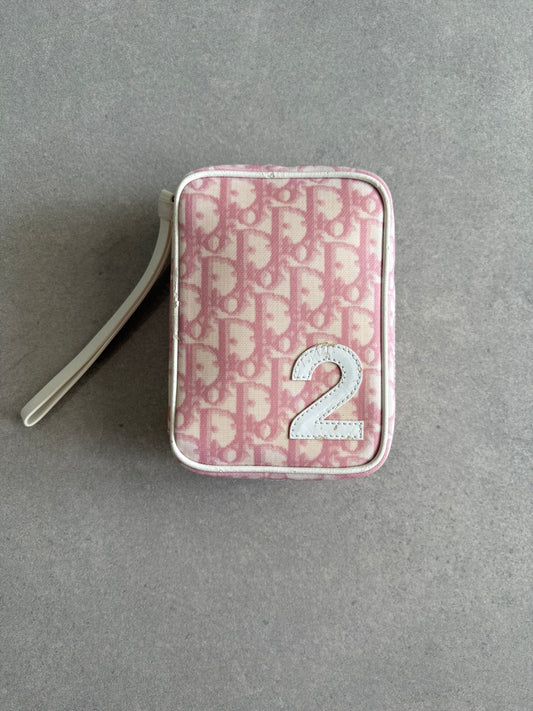 Dior Trotter Canvas Pouch Pink