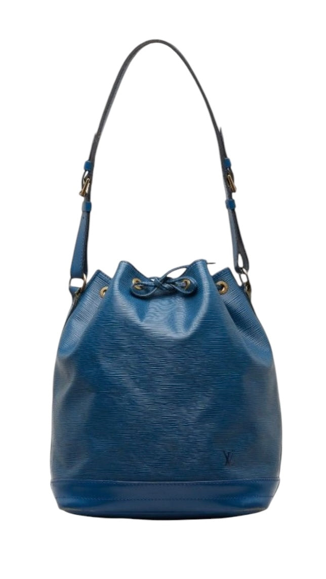 Louis Vuitton Blue Epi Leather Noé Shoulder Bag