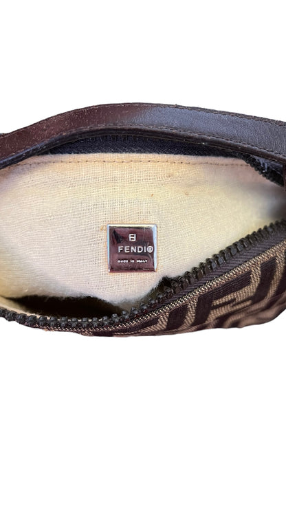 Fendi Zucca Mini Baguette Bag
