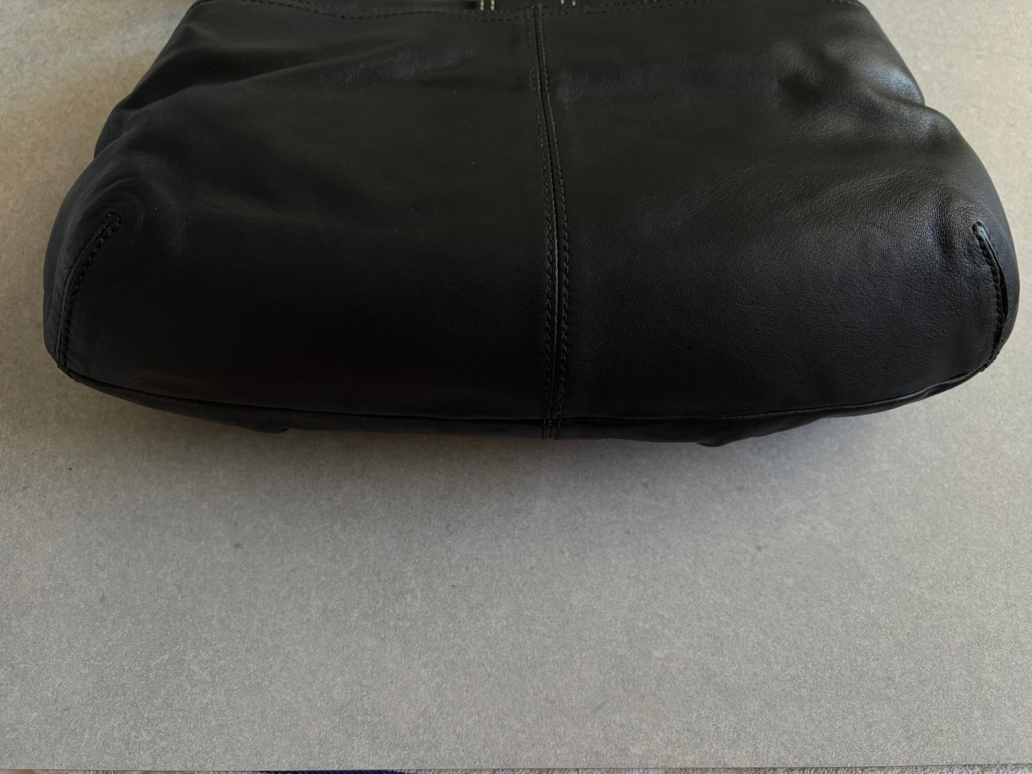 Coach Soho Black Leather Shoulder Bag