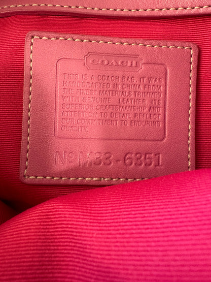 Coach Soho Shoulder Bag Pink Monogram
