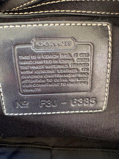 Coach Moon Shoulder Bag Black Monogram